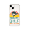 Dilf Damn I Love Fishing Clear Case for iPhone®