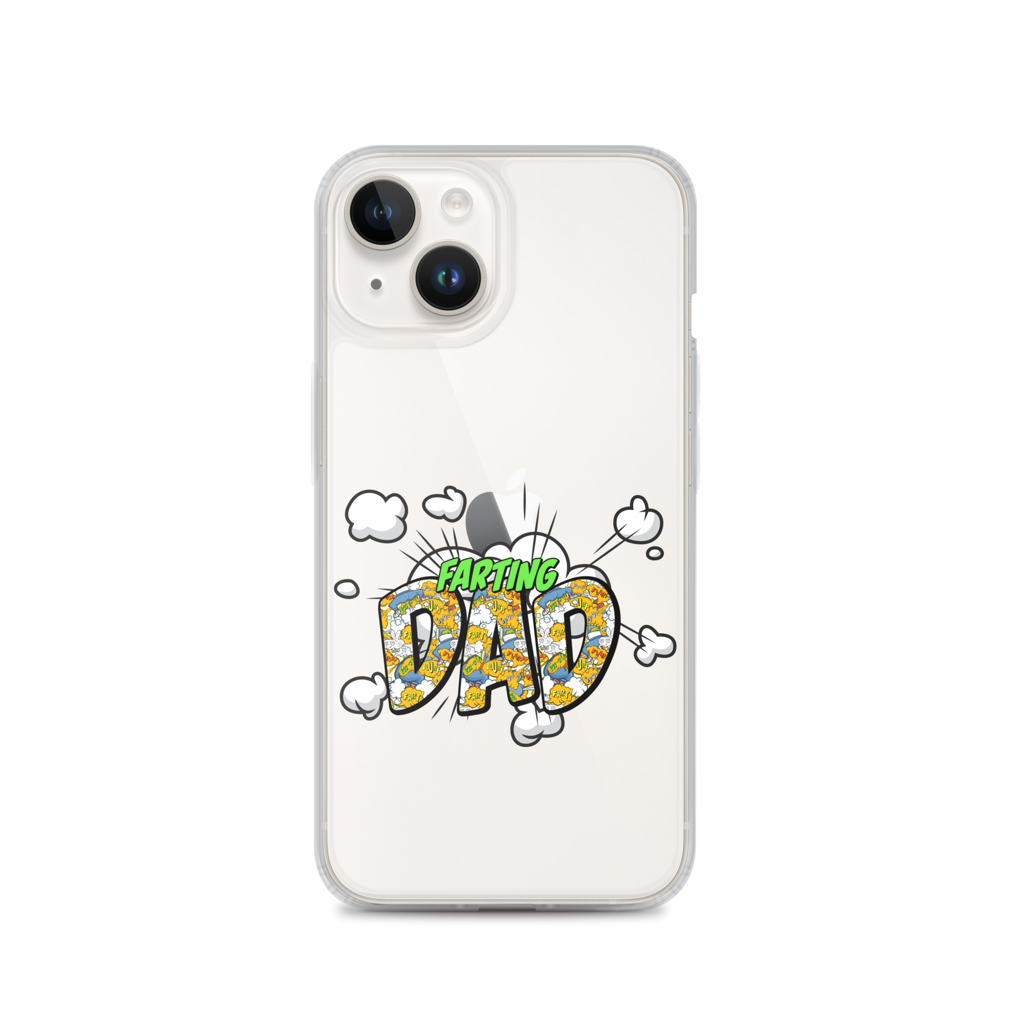 Farting Dad Clear Case for iPhone®