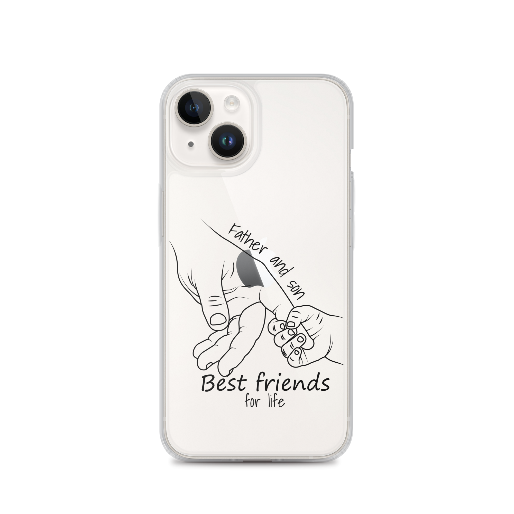 Father And Son Best Friends For Life Clear Case for iPhone®