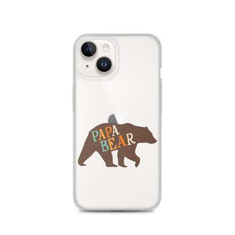 Papa Bear Clear Case for iPhone®