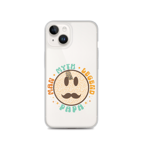 Man Myth Legend Papa Clear Case for iPhone®