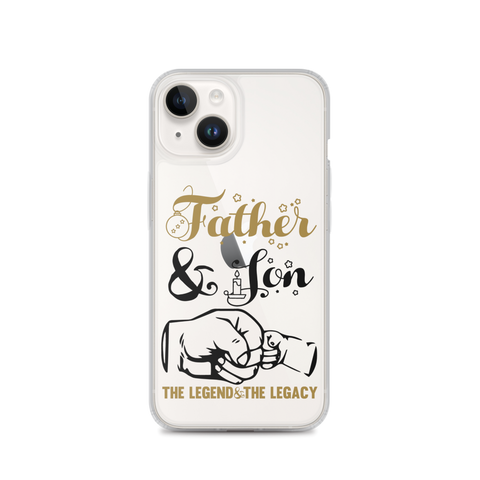 Father And Son The Legend And The Legacy Clear Case for iPhone®