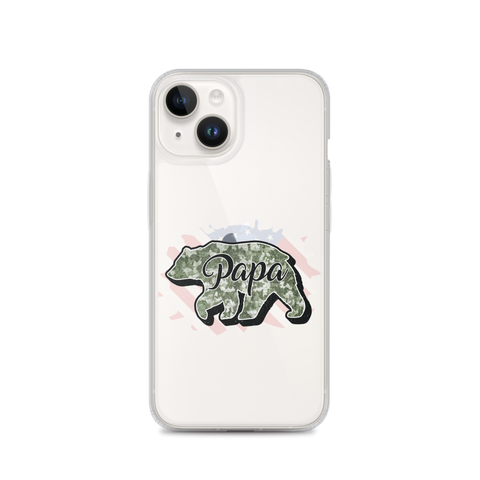 Bear Papa Clear Case for iPhone®