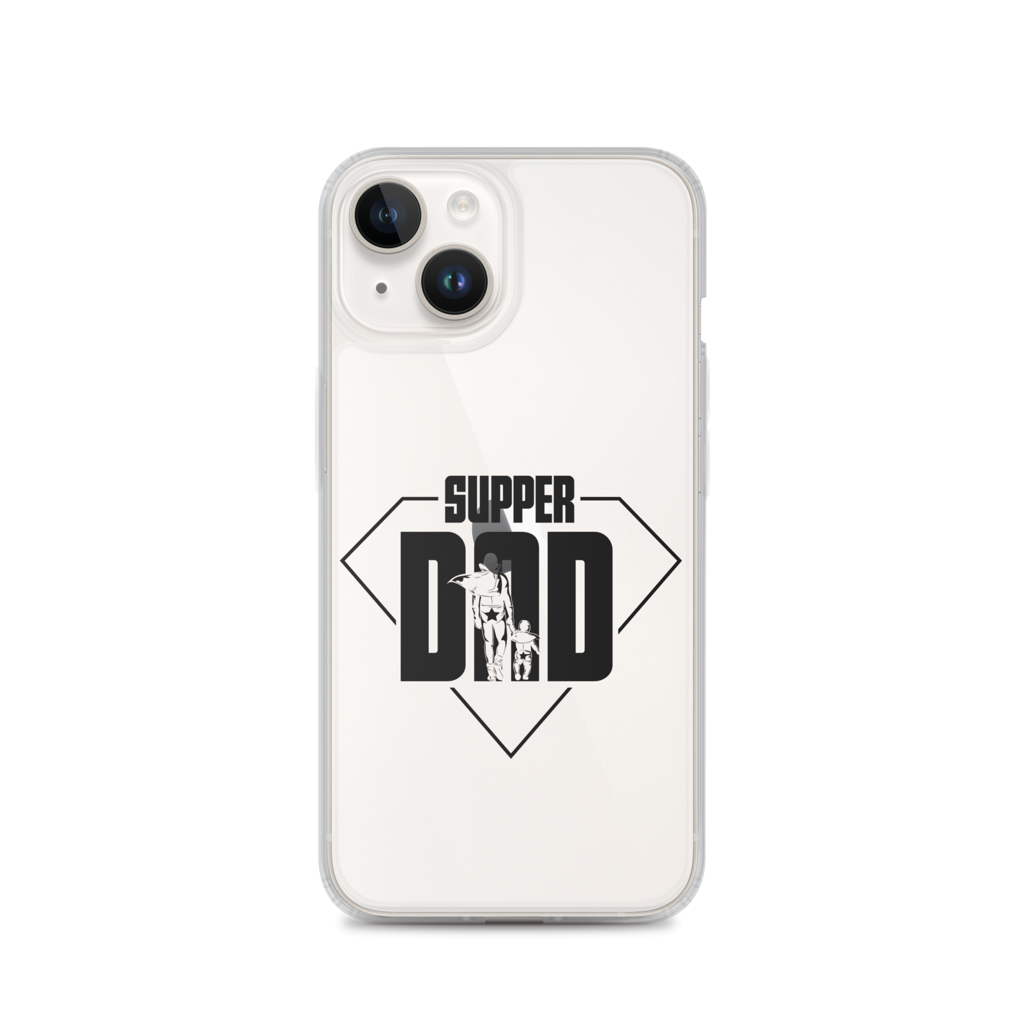 Super Dad Clear Case for iPhone®