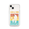 Dad And Son A Bond that can't Be Broken Clear Case for iPhone®