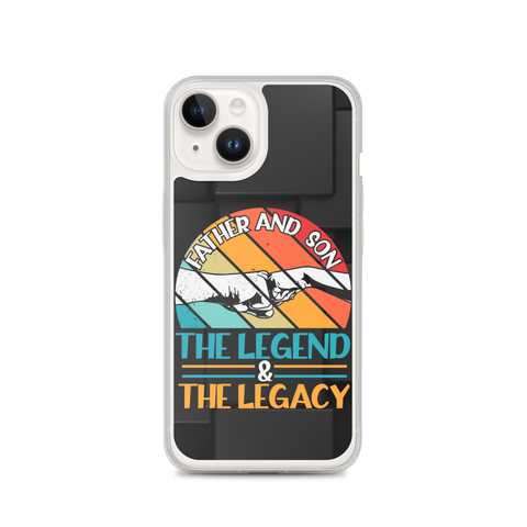 Father And Son The Legend And The Legacy Clear Case for iPhone®