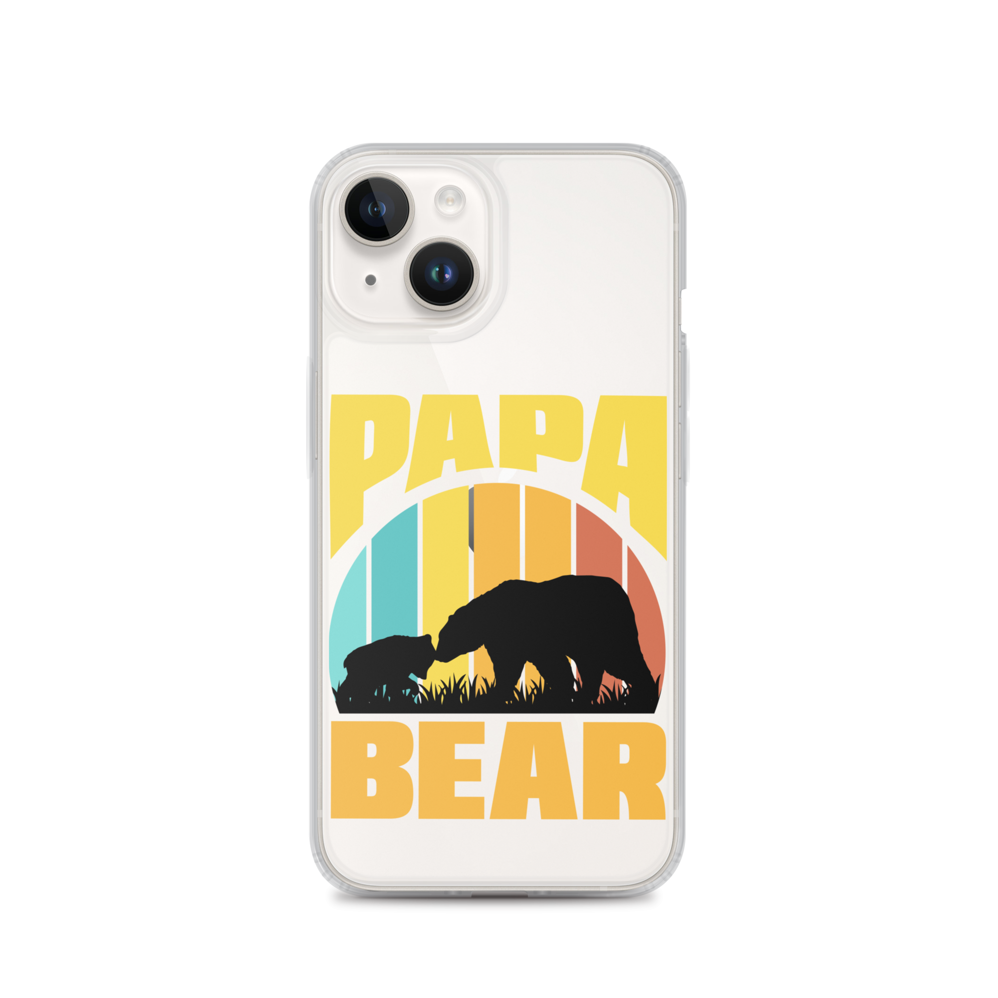 Papa Bear Clear Case for iPhone®