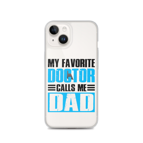 Mer Dad Don't Mess With My Mermaid Clear Case for iPhone®