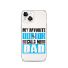 Mer Dad Don't Mess With My Mermaid Clear Case for iPhone®