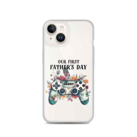 Our First Father's day Clear Case for iPhone®