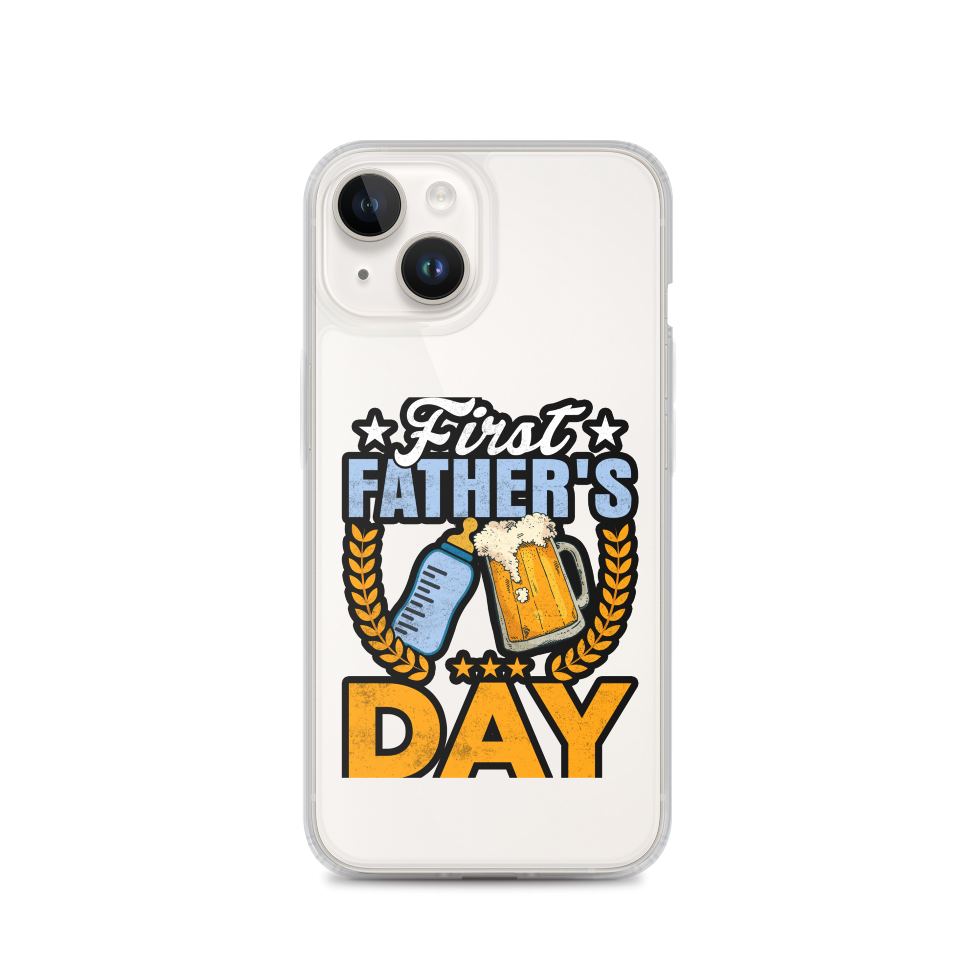 First Father's Day Clear Case for iPhone®