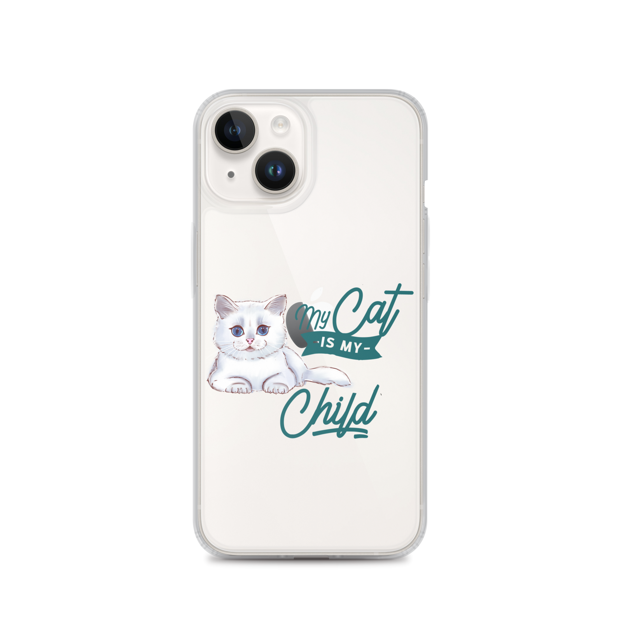 My Cat Is My Child Clear Case for iPhone®