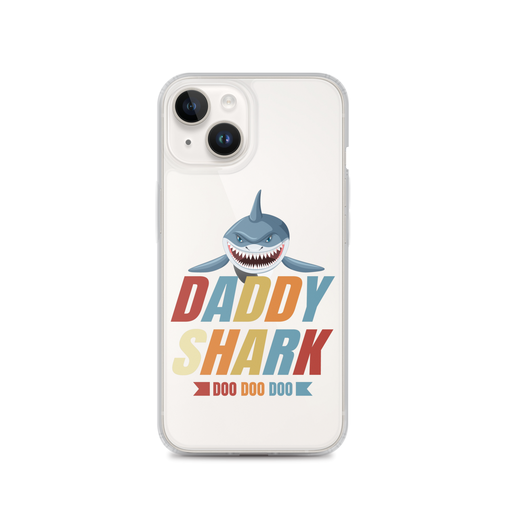 Daddy Shark Doo Doo Doo Clear Case for iPhone®