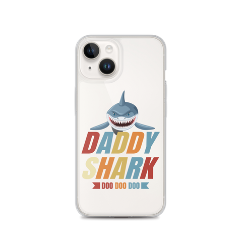 Daddy Shark Doo Doo Doo Clear Case for iPhone®