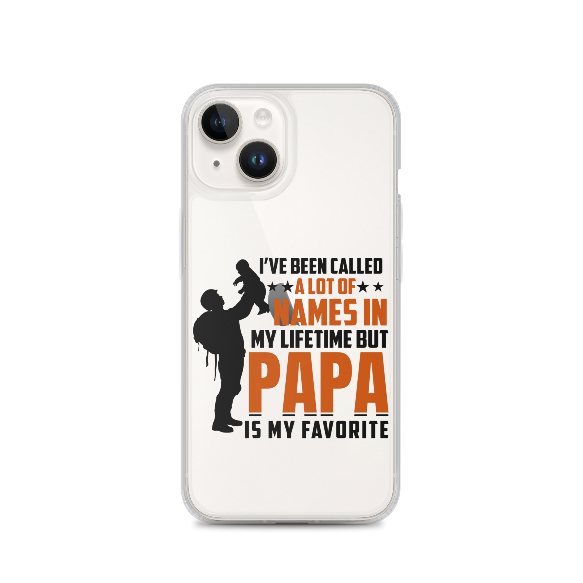 I've Been Called A Lot Of Names In My Lifetime But Papa Is My Favorite Clear Case for iPhone®