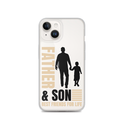 Father & Son Best Friends For Life Clear Case for iPhone®