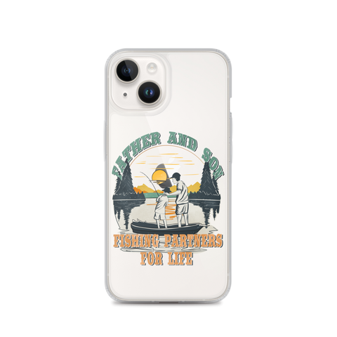 Father And Son Fishing Partners For Life Clear Case for iPhone®