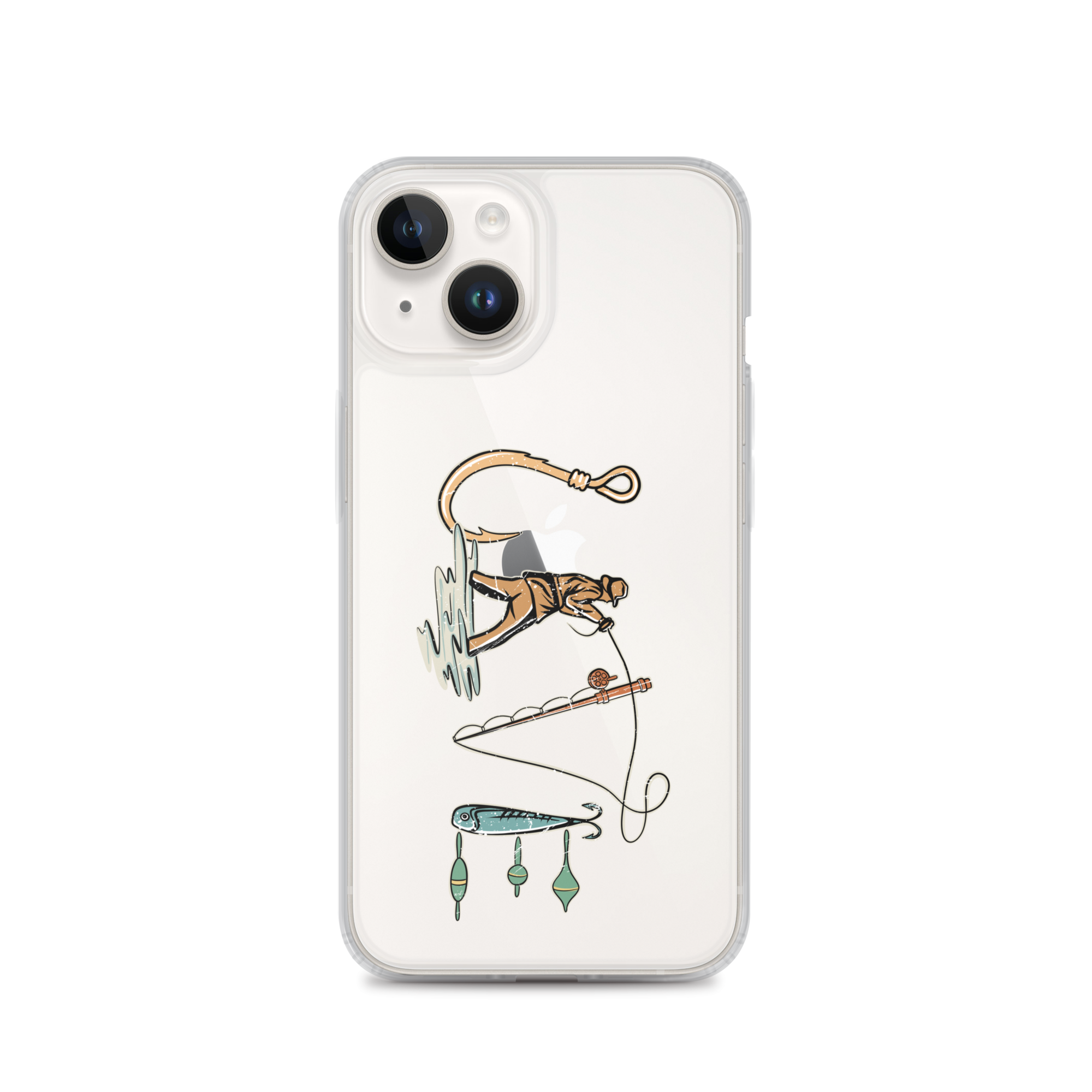 I Love Fishing Clear Case for iPhone®