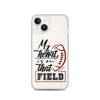 My Heart Is On That Field Clear Case for iPhone®