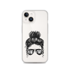 Bad Mom Messy Bun Clear Case for iPhone®