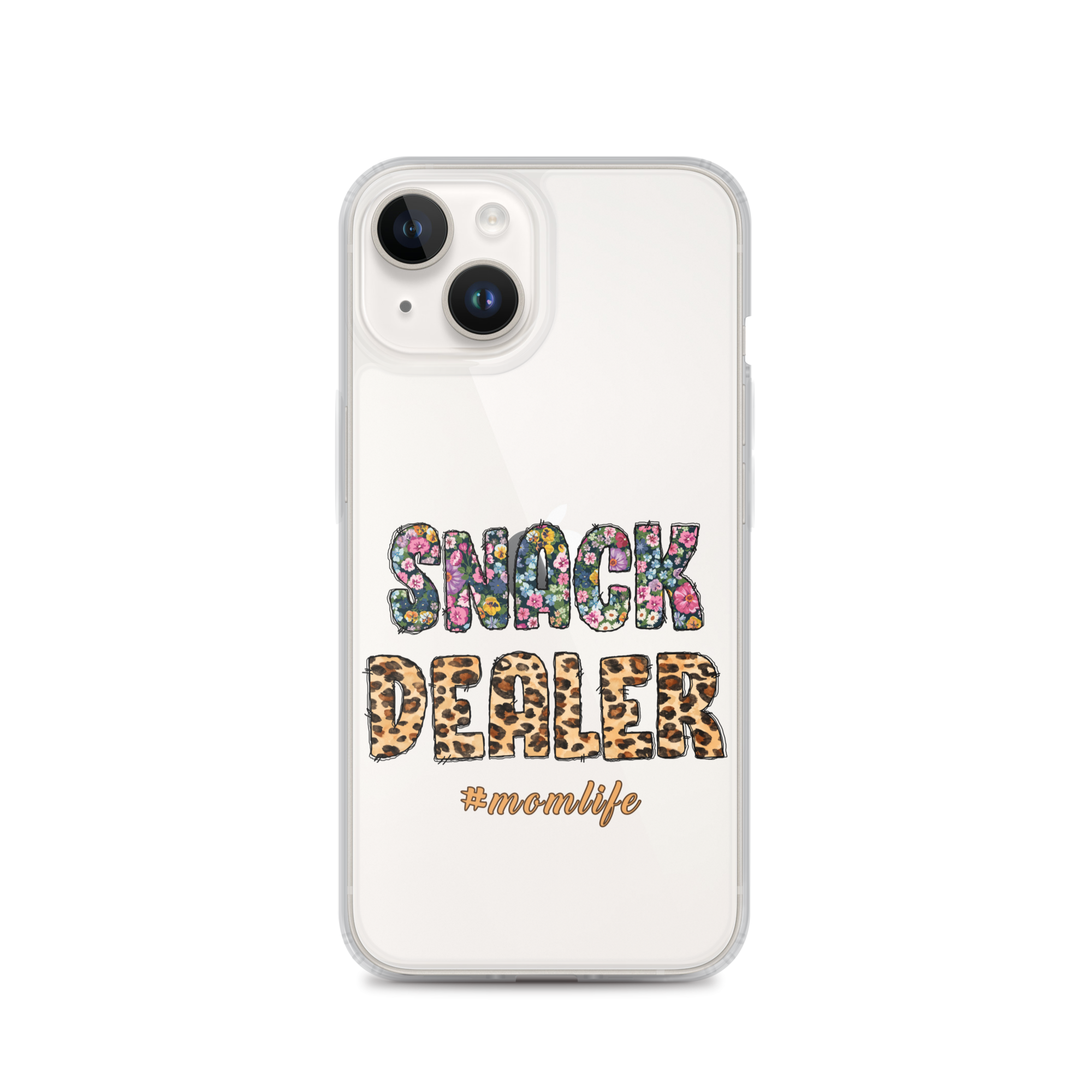 Snack Dealer #Momlife Clear Case for iPhone®