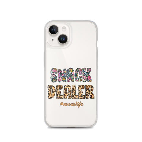 Snack Dealer #Momlife Clear Case for iPhone®