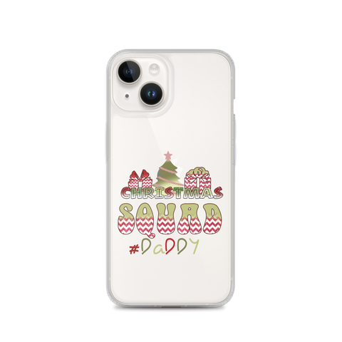 Christmas Squad Daddy Clear Case for iPhone®