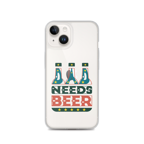 Dad Needs Beer Clear Case for iPhone®