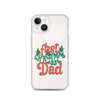 First Christmas As Dad Clear Case for iPhone®