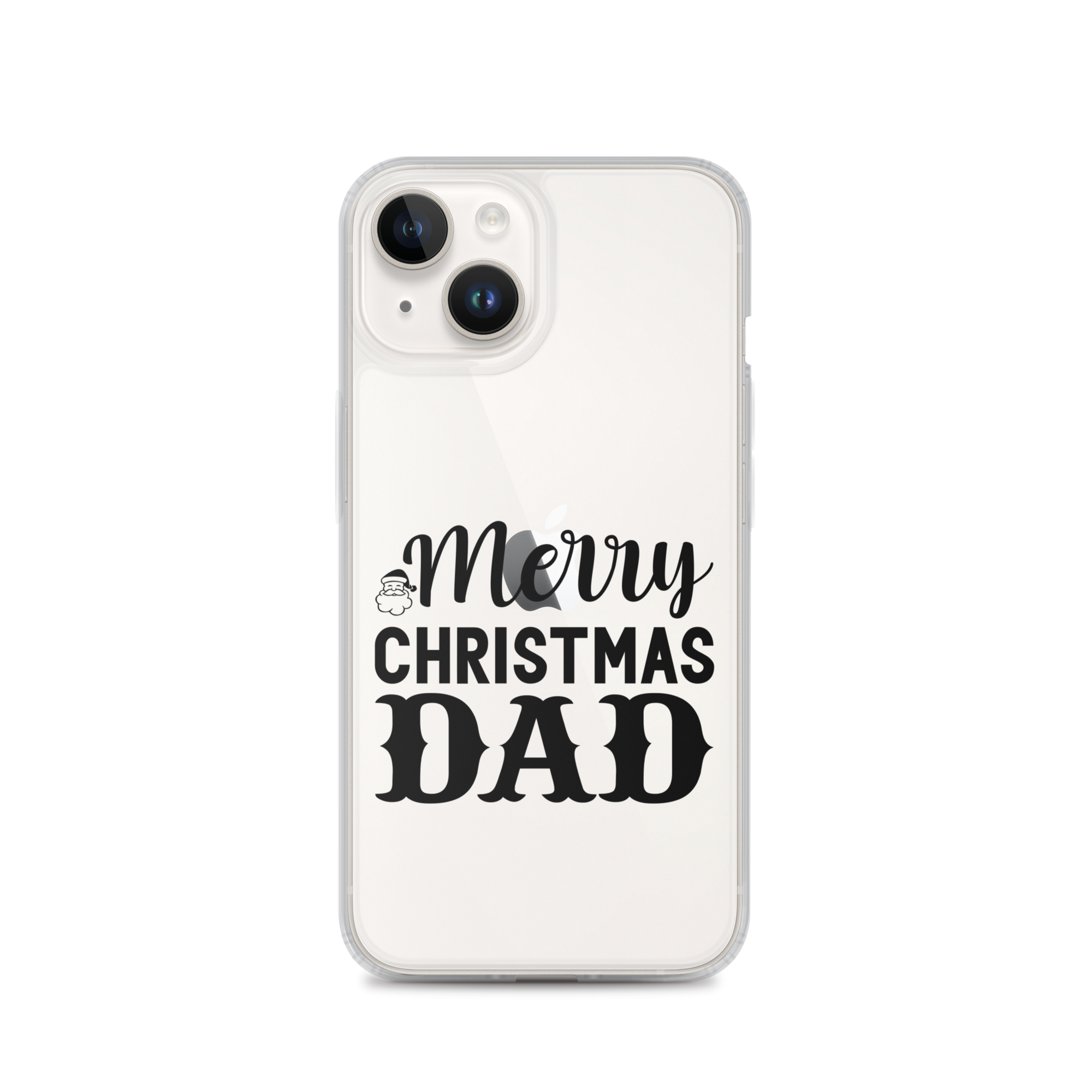 Merry Christmas Dad Clear Case for iPhone®