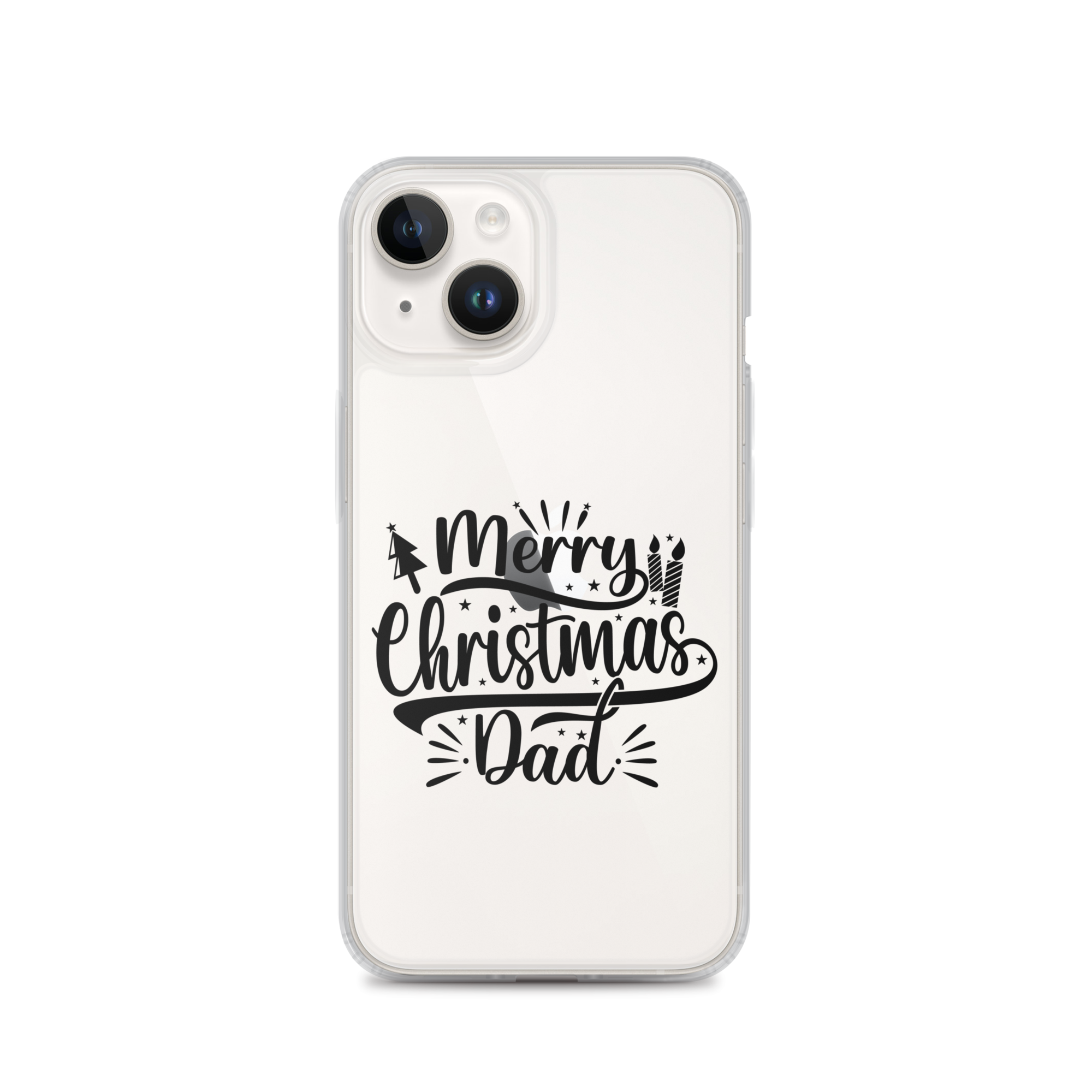 Merry Christmas Dad Clear Case for iPhone®