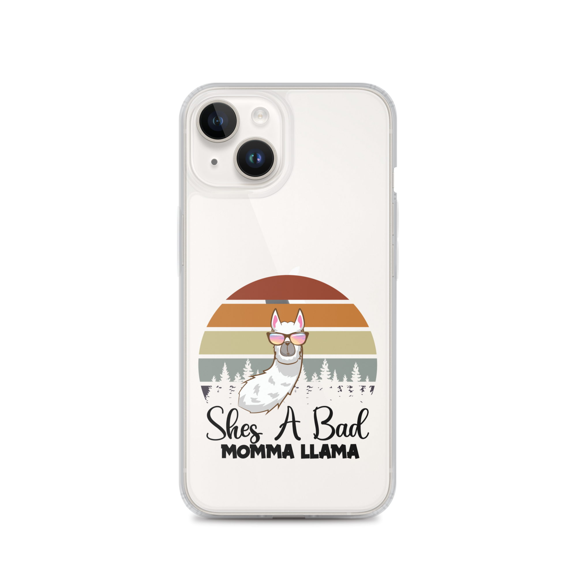 She's A Bad Momma Llama Clear Case for iPhone®