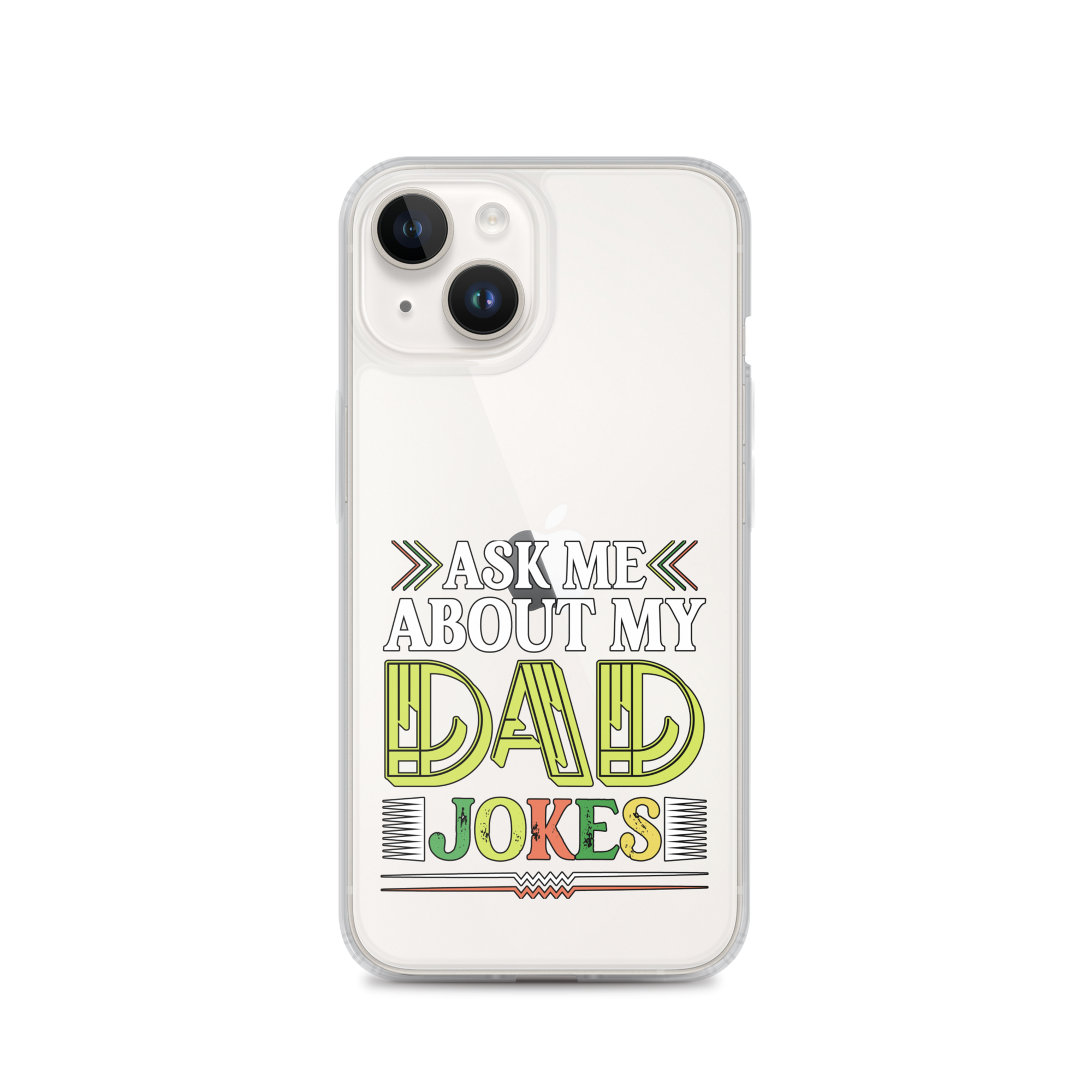 Ask Me About My Dad Jokes Clear Case for iPhone®