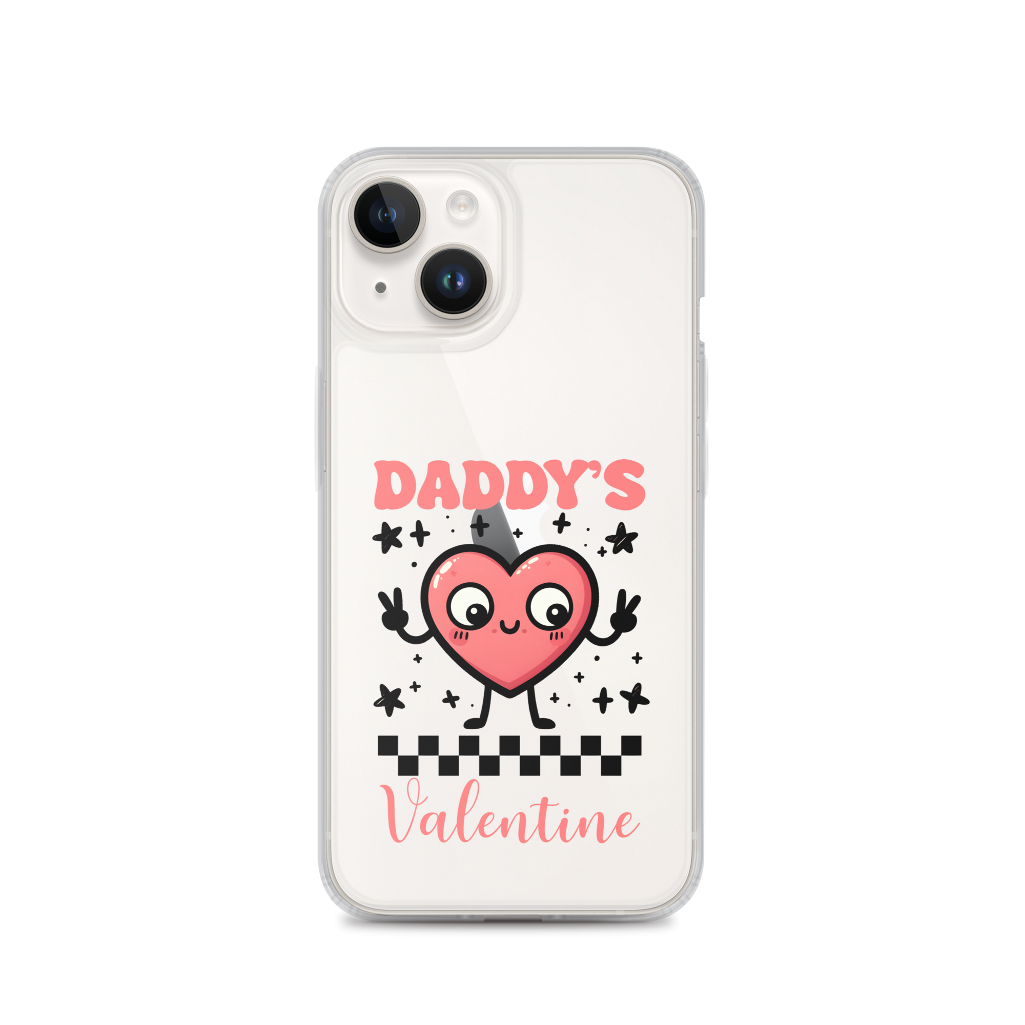 Daddy's Valentine Clear Case for iPhone®