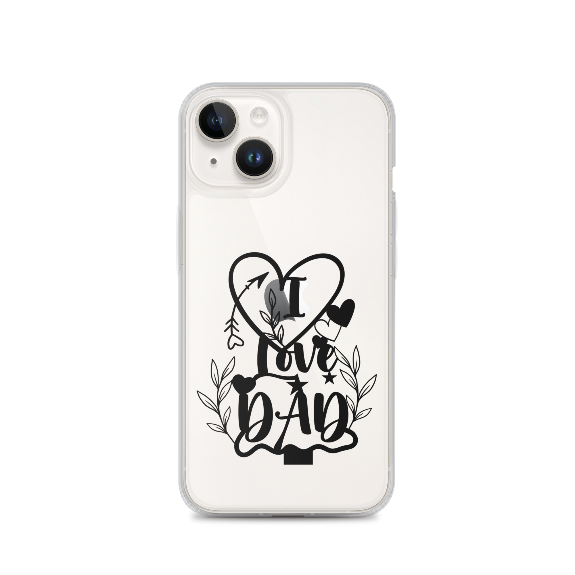 I Love Dad Clear Case for iPhone®