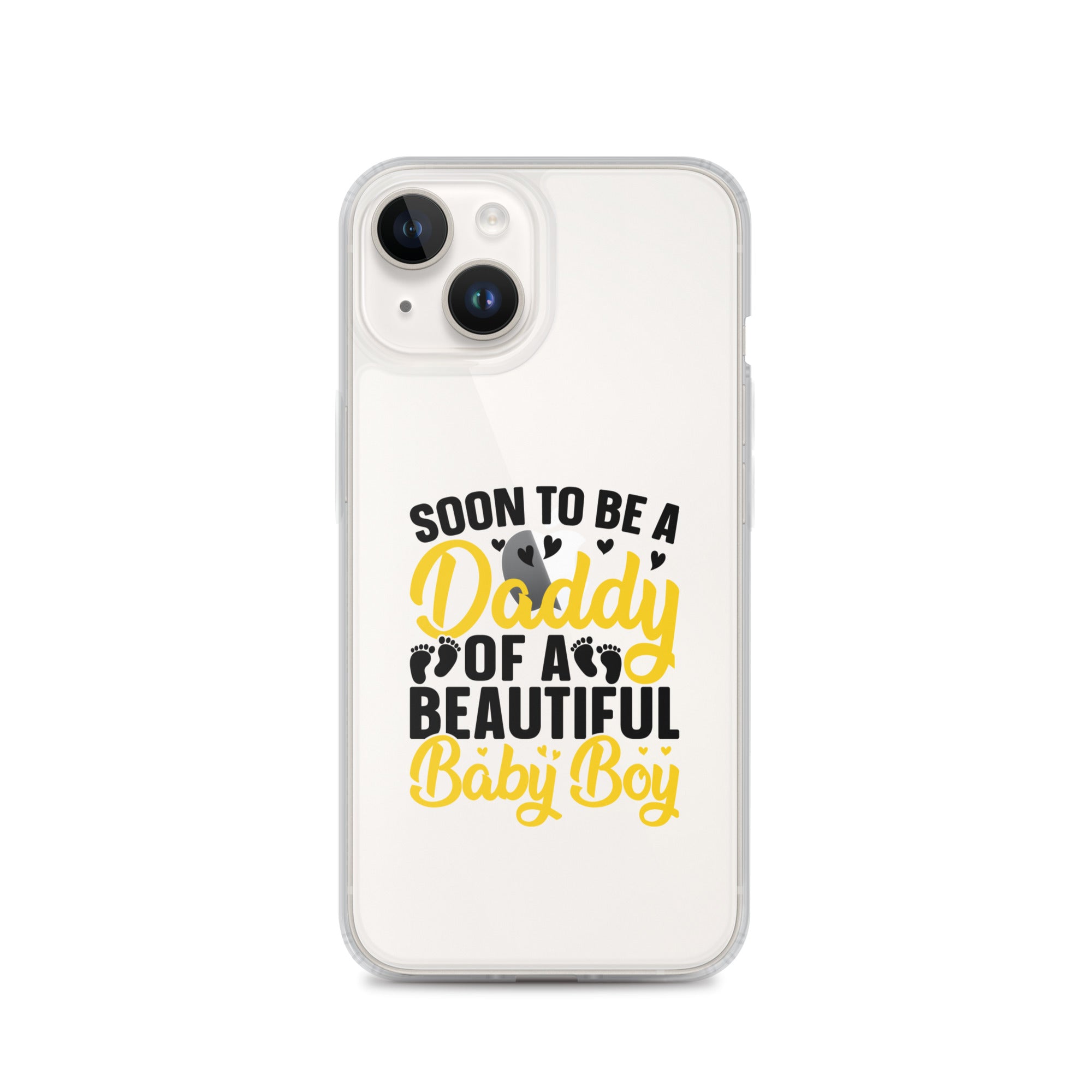 Soon To Be A Daddy For Boy Clear Case for iPhone®