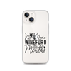 No More Wine For 9 Months Clear Case for iPhone®