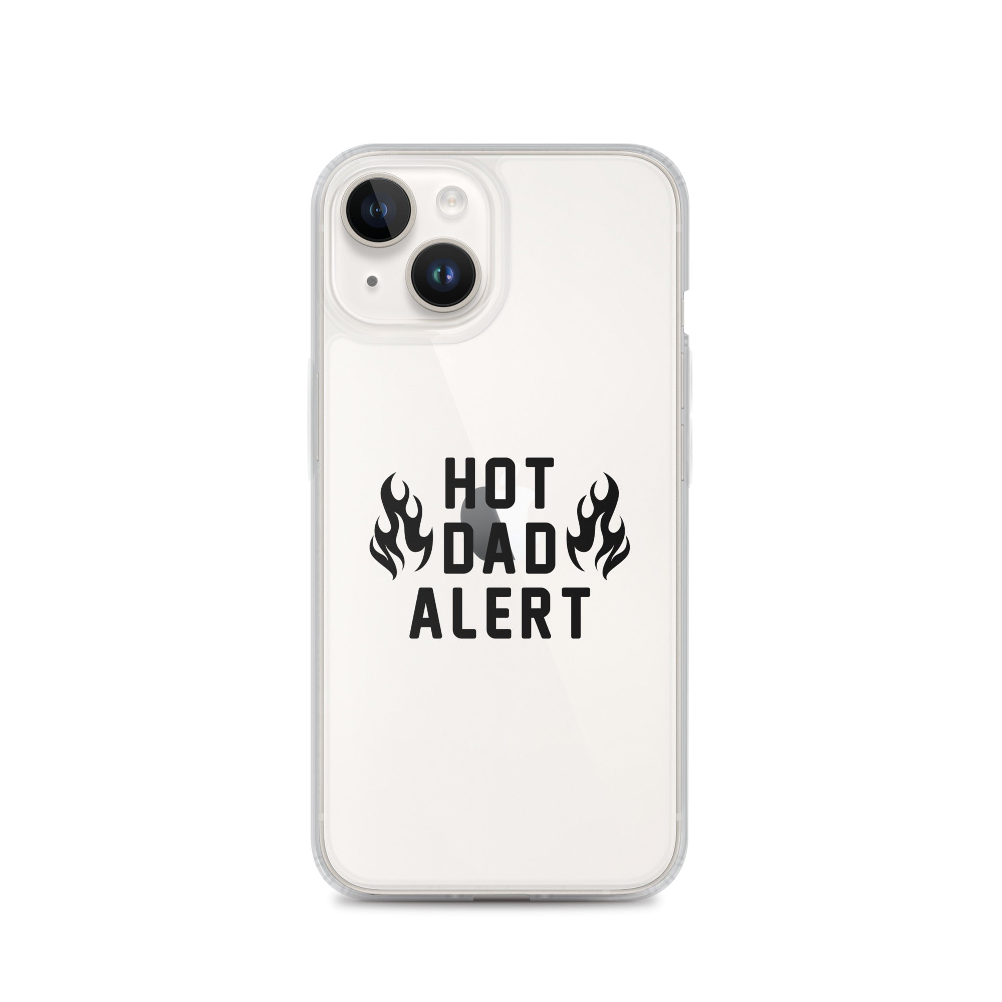 Hot Dad Alert Clear Case for iPhone®