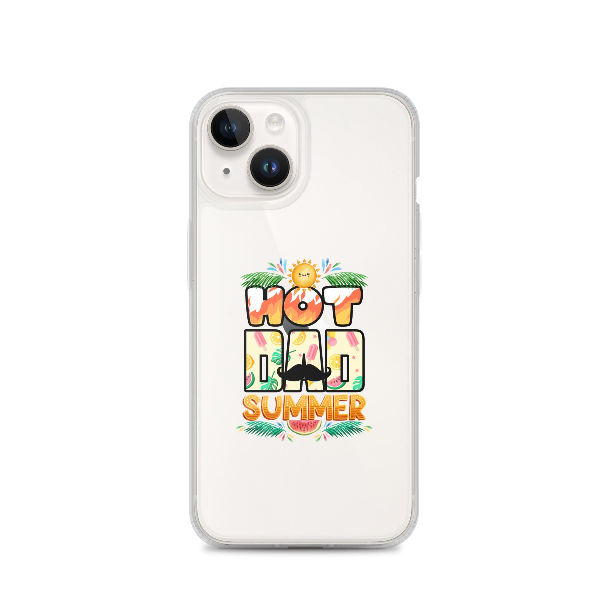 Hot Dad Summer Clear Case for iPhone®