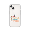 Papa, Bald Head, Bearded, Tattooed Clear Case for iPhone®