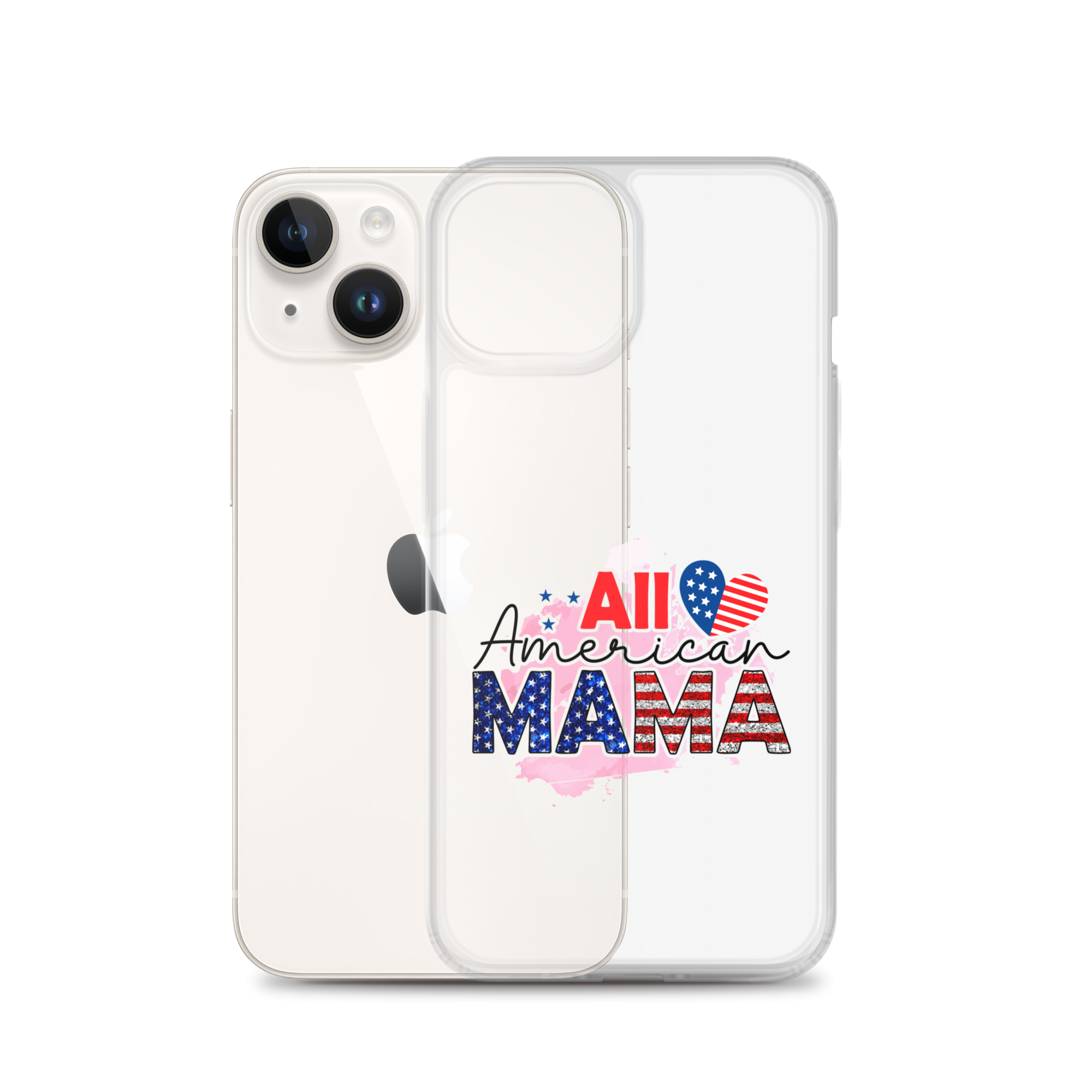 All American Mama Clear Case for iPhone®