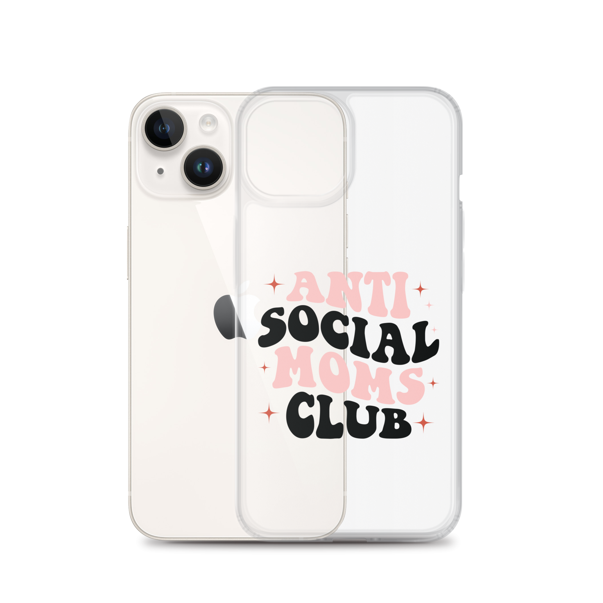 Anti Social Moms Club Clear Case for iPhone®