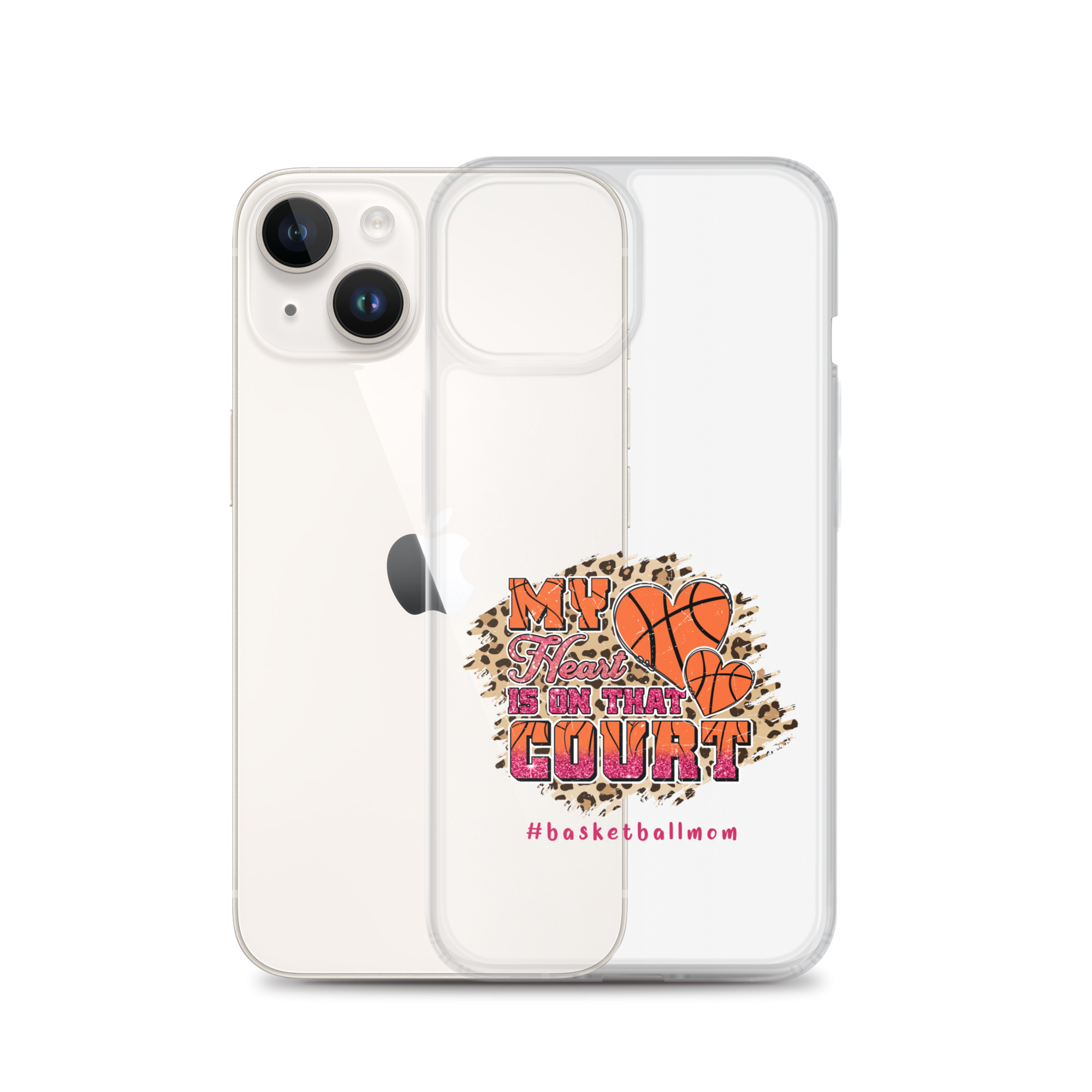 My Heart Is On That Court Clear Case for iPhone®