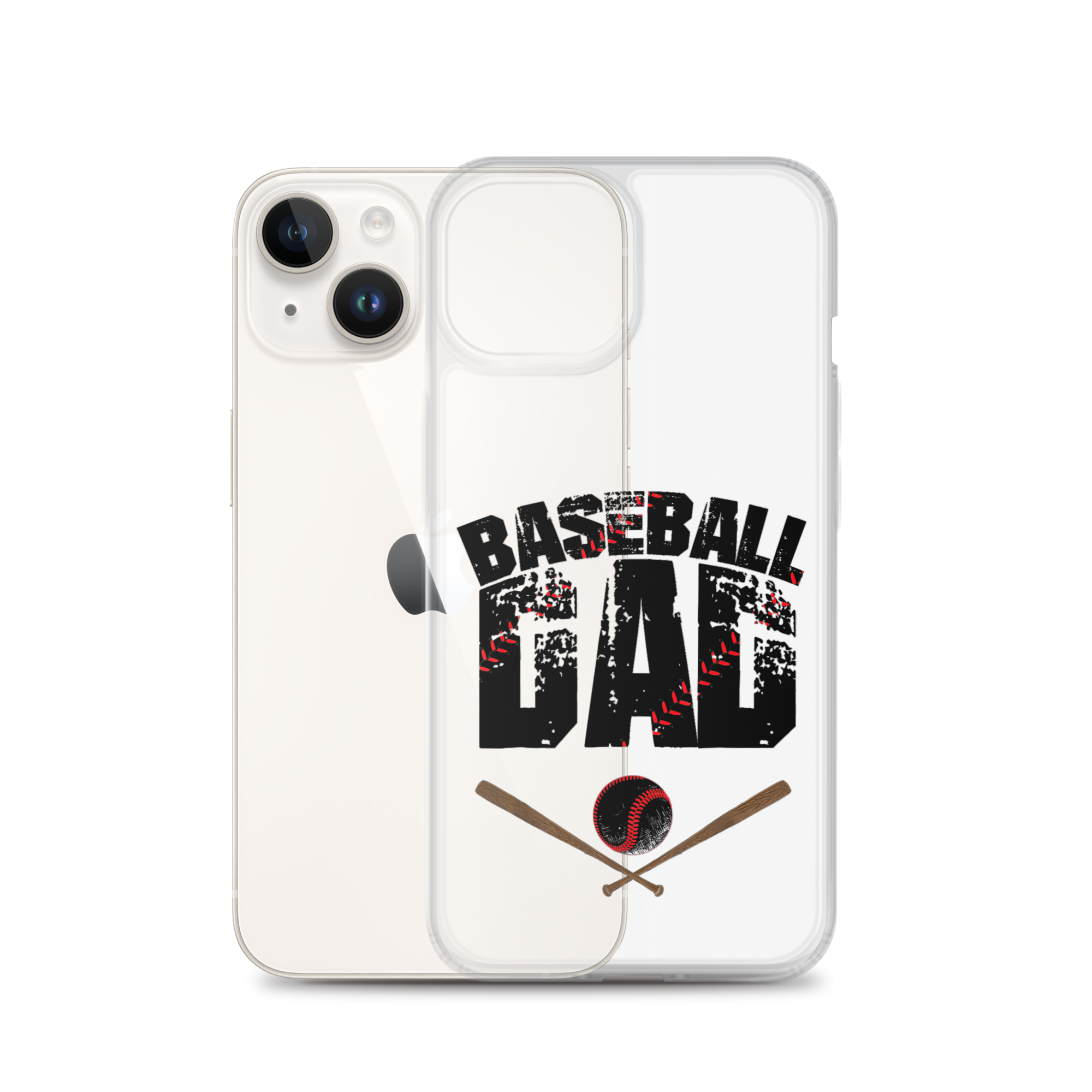 Baseball Dad Clear Case for iPhone®