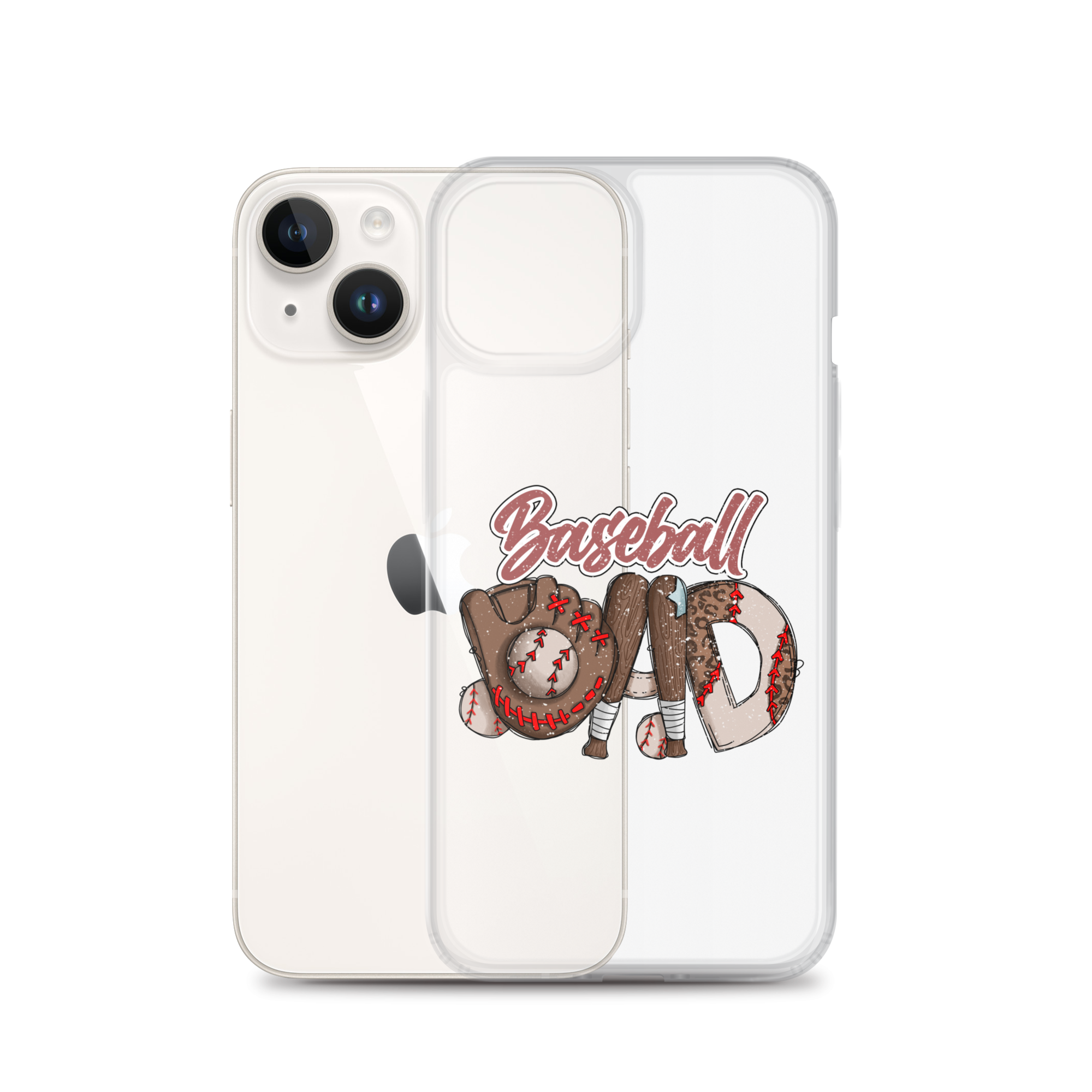 Baseball Dad Clear Case for iPhone®