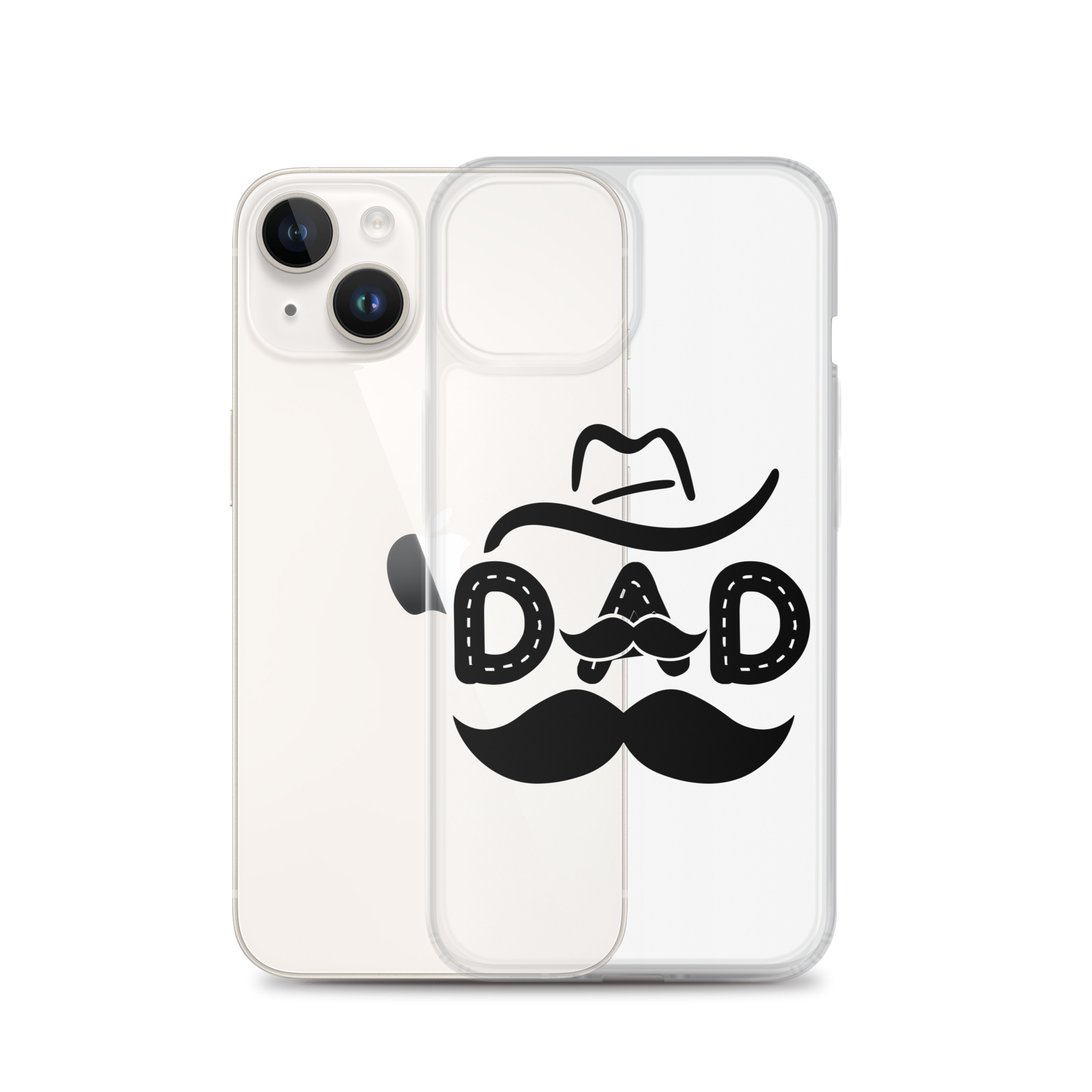 Dad Cowboy Clear Case for iPhone®