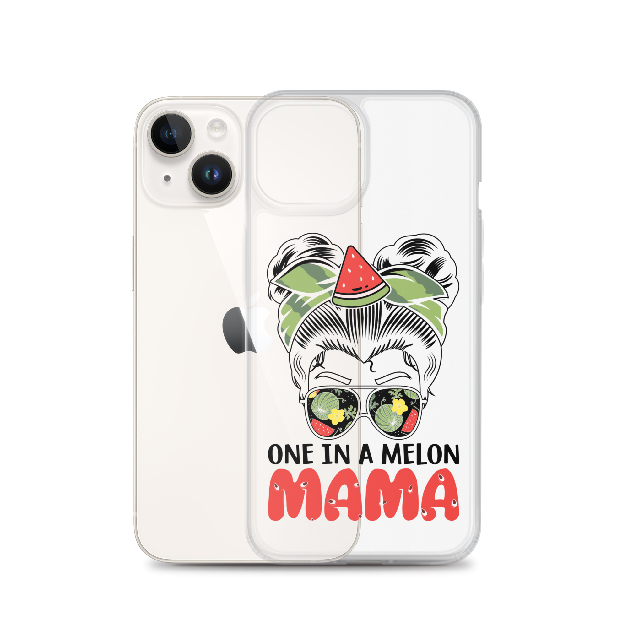 One In A Melon Mama Clear Case for iPhone®