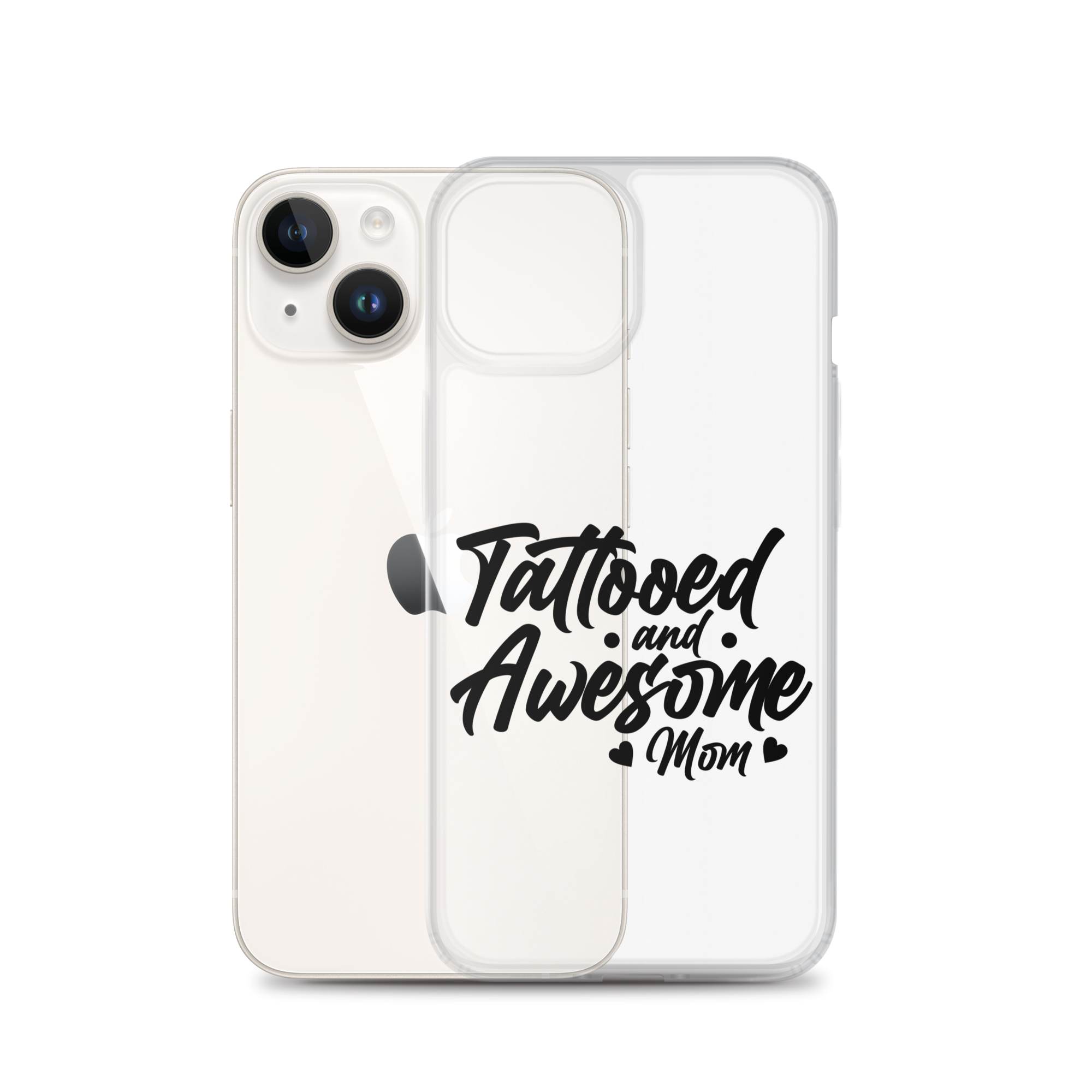 Tattooed And Awesome Mom Clear Case for iPhone®