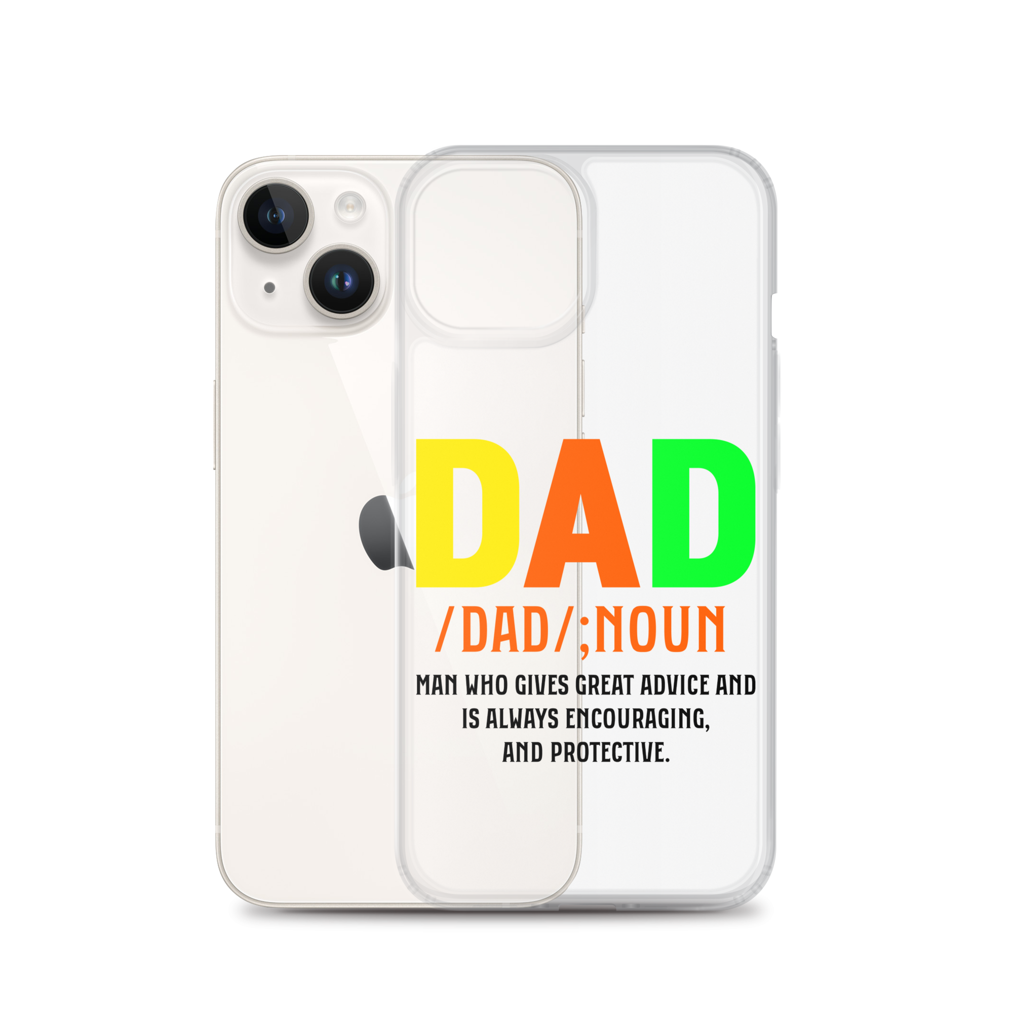 Dad Man Who Gives Great Advice And Is Always encouraging And Protective Clear Case for iPhone®