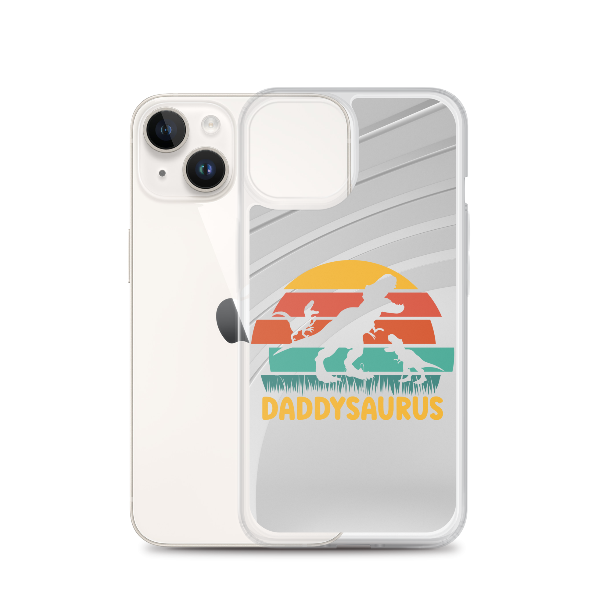 Daddysaurus Clear Case for iPhone®